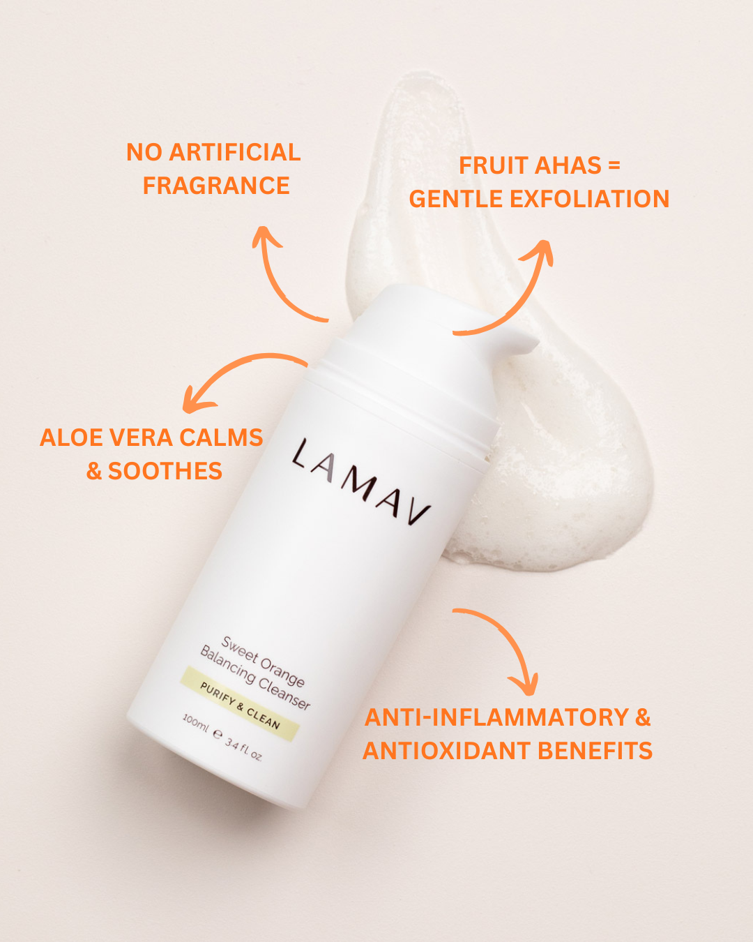 LAMAV Sweet Orange Balancing Cleanser