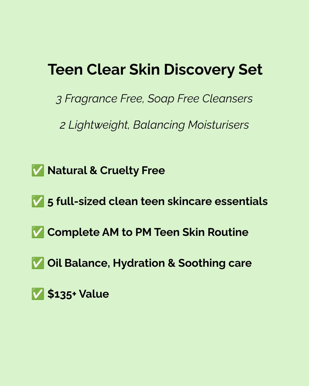 Teen Clear Skin Discovery Set